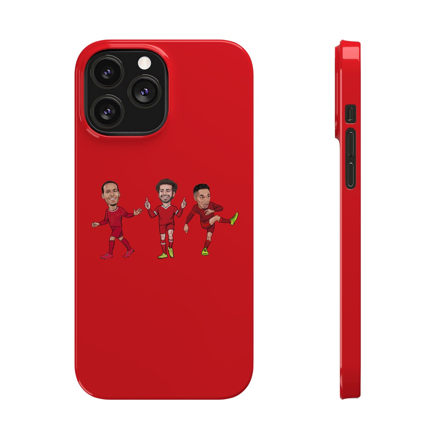 Mo Salah, Virgil Van Dijk & Trent Alexander-Arnold - Liverpool - Phone Case