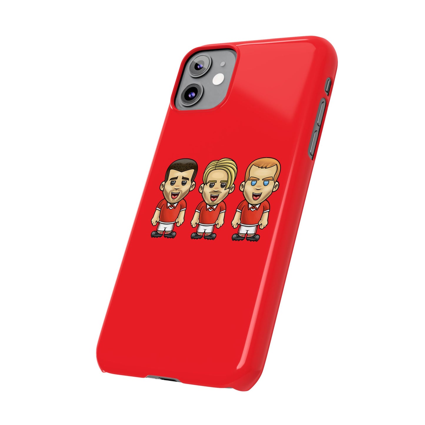 Paul Scholes, Roy Keane & David Beckham - Manchester United - Phone Case