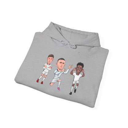 Cole Palmer, Phil Foden & Bukayo Saka - England - Hoodie