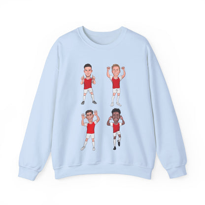 Declan Rice, Martin Ødegaard, Kai Havertz & Bukayo Saka - Arsenal - Sweatshirt