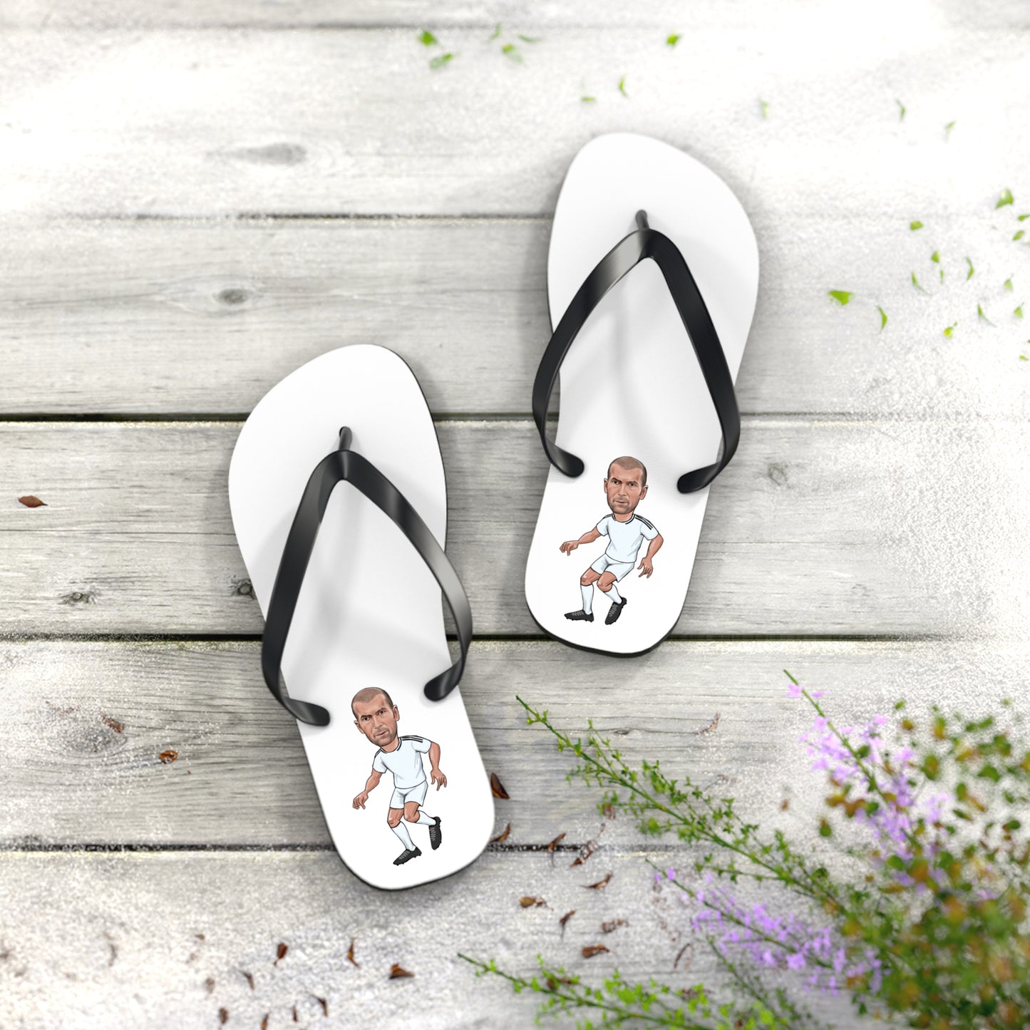 Zinedine Zidane - Real Madrid - Flip Flops