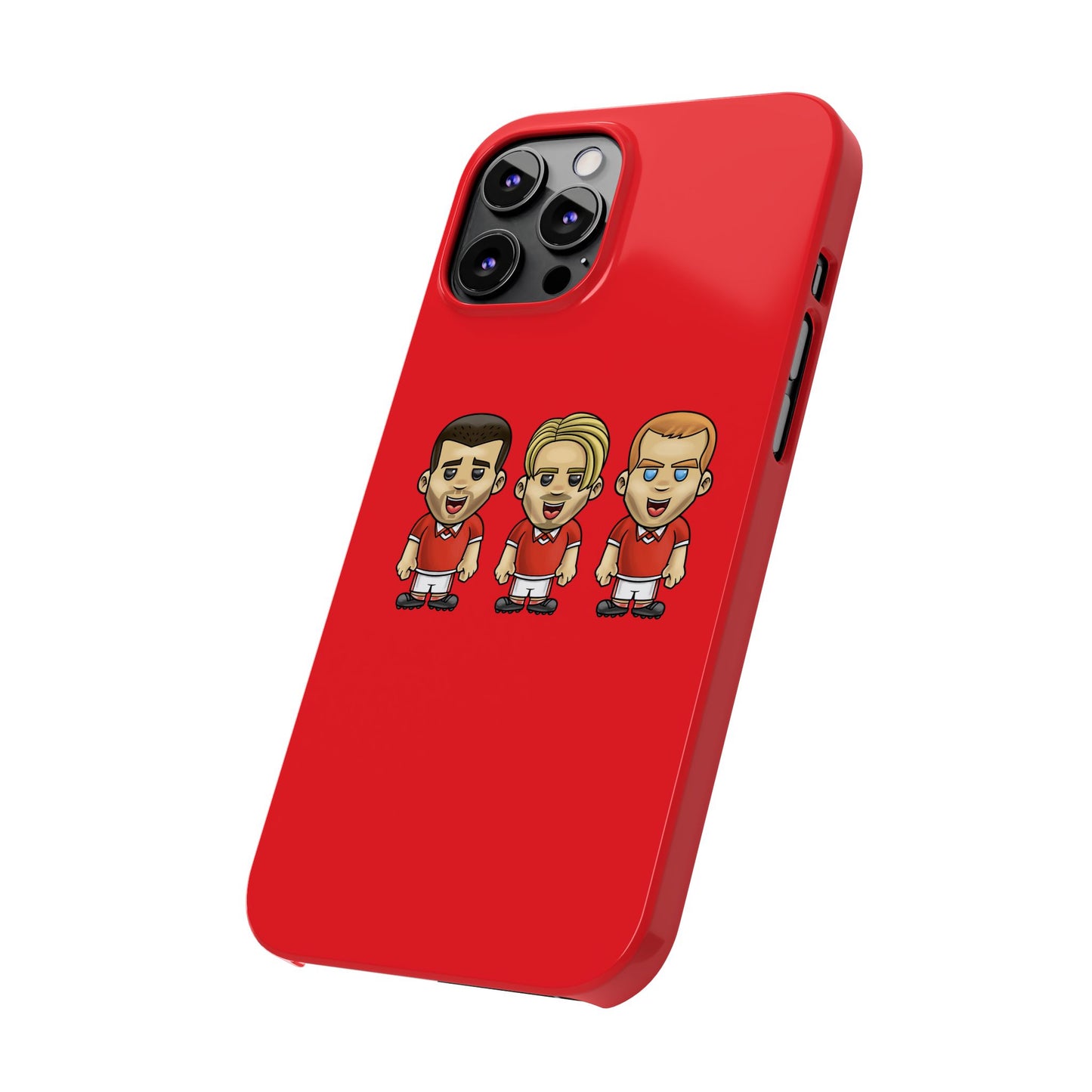 Paul Scholes, Roy Keane & David Beckham - Manchester United - Phone Case