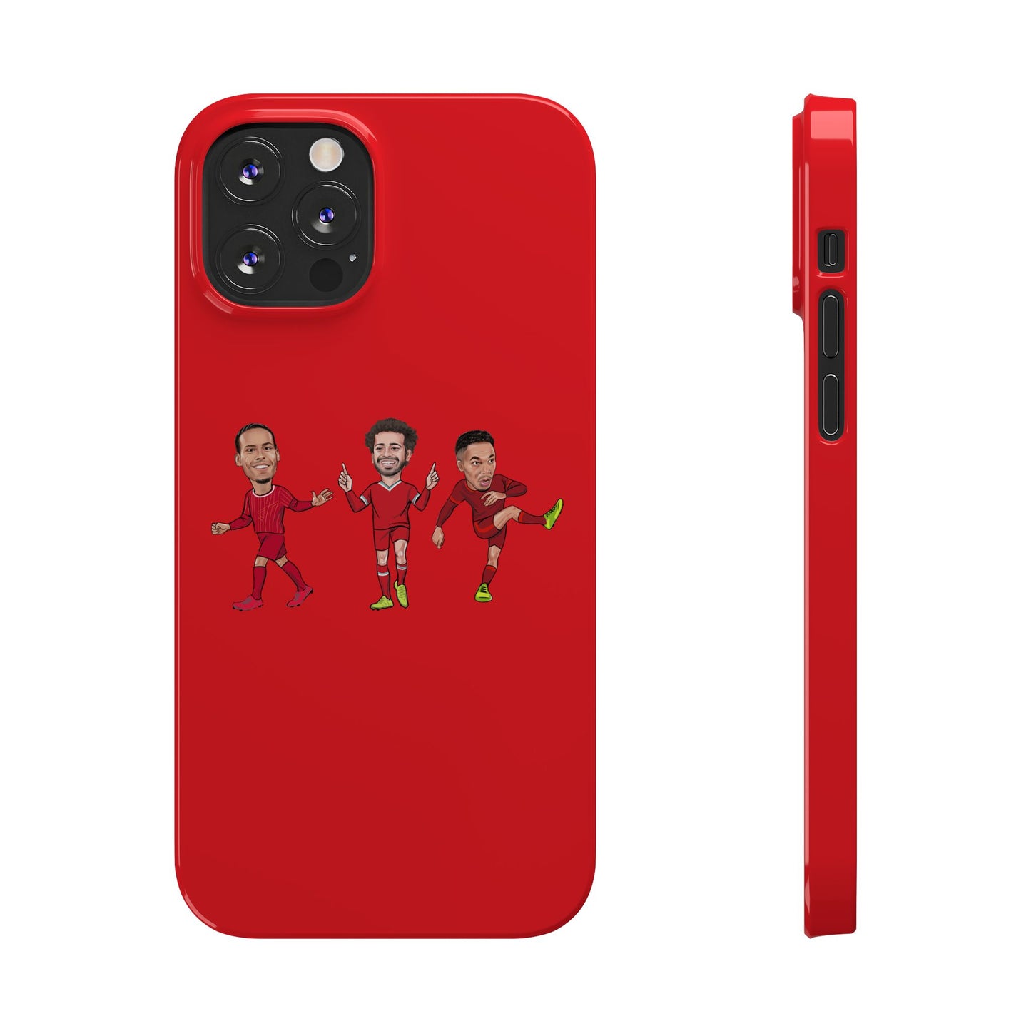 Mo Salah, Virgil Van Dijk & Trent Alexander-Arnold - Liverpool - Phone Case