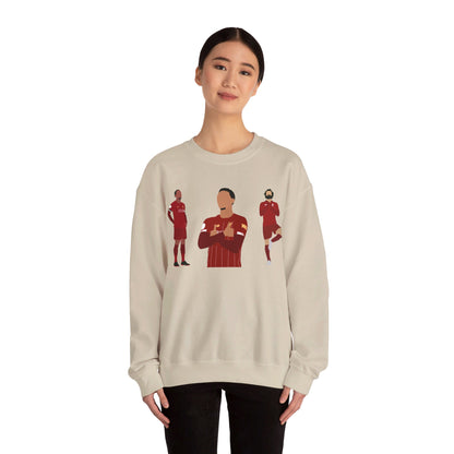 Virgil Van Dijk - Mo Salah - Trent Alexander-Arnold - Liverpool - Sweatshirt