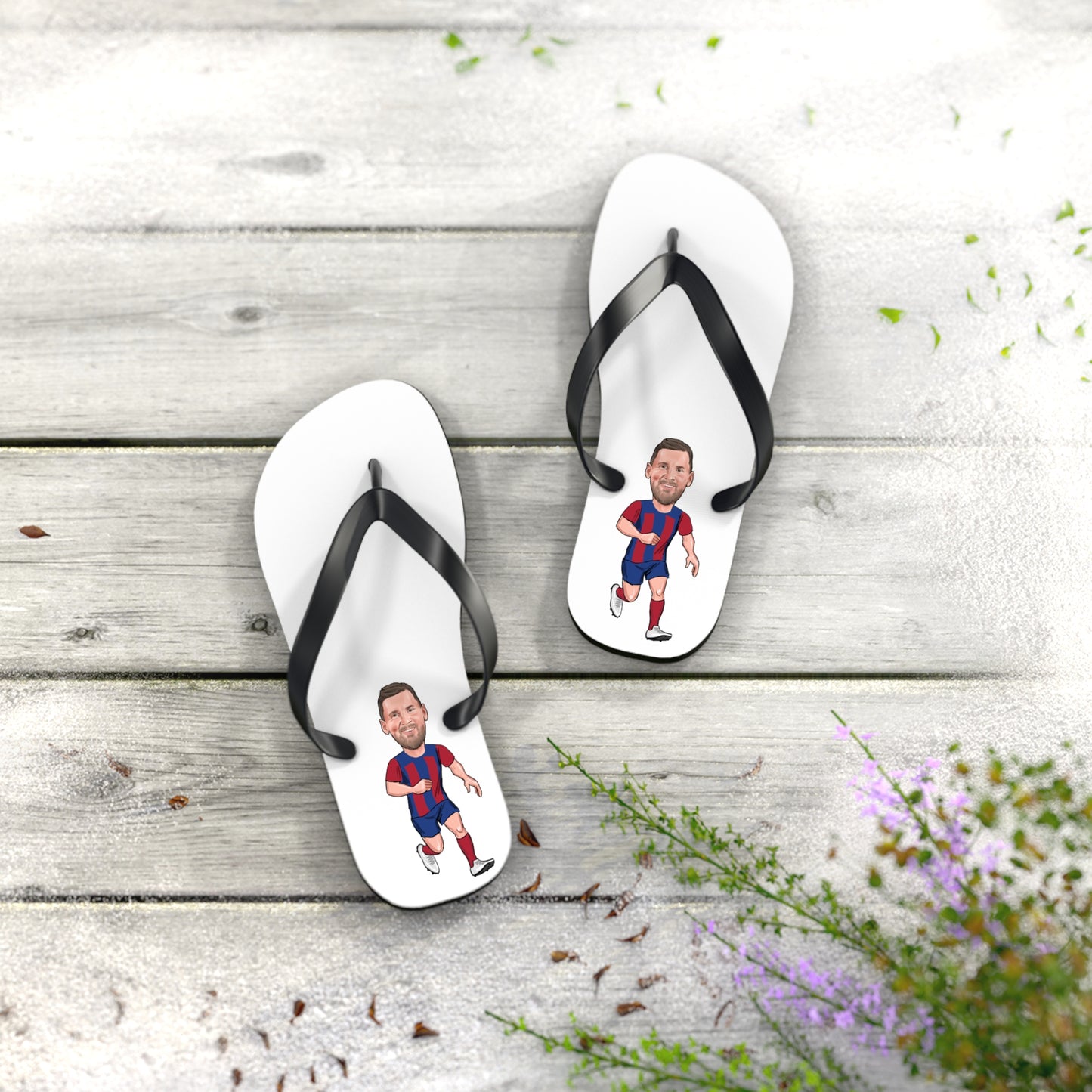 Lionel Messi - Barcelona - Flip Flops