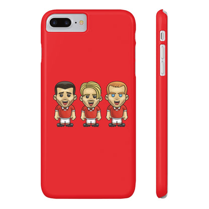 Paul Scholes, Roy Keane & David Beckham - Manchester United - Phone Case