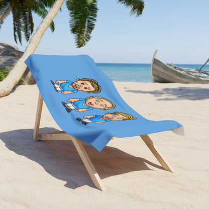 Kevin De Bruyne, Erling Haaland & Jack Grealish - Manchester City - Beach Towel