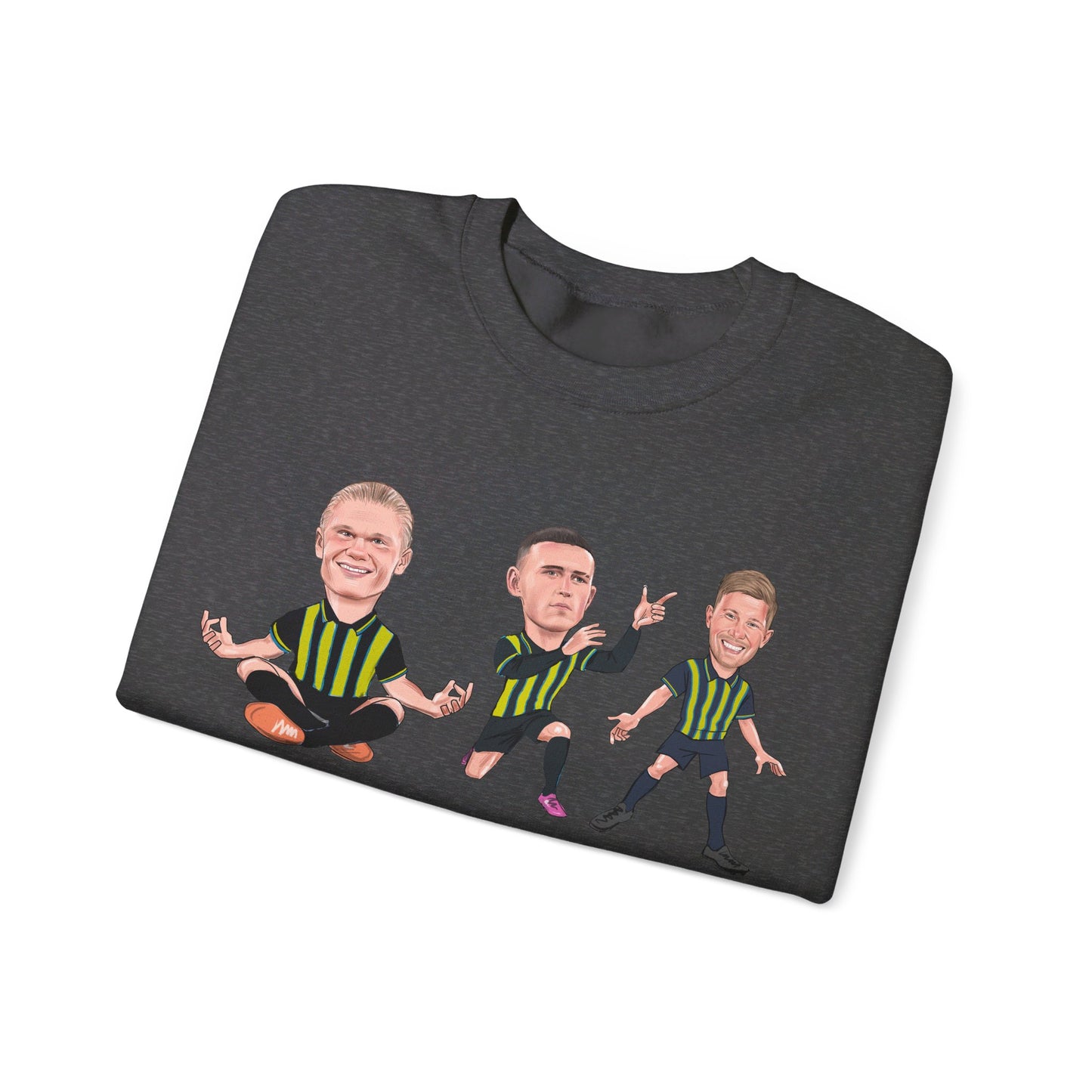 Erling Haaland, Phil Foden & Kevin De Bruyne - Manchester City Away Kit - Sweatshirt