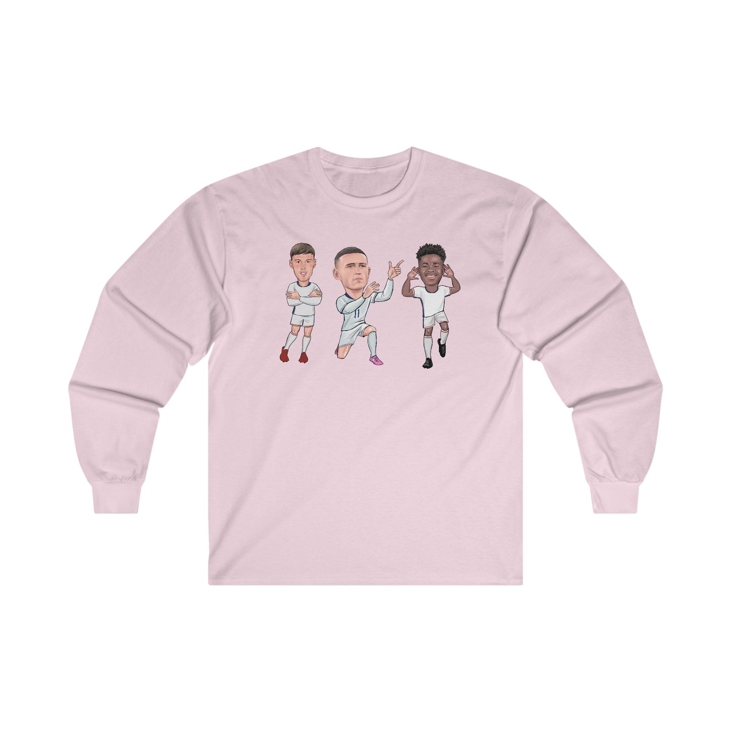 Cole Palmer, Phil Foden & Bukayo Saka  - Long Sleeve T-Shirt