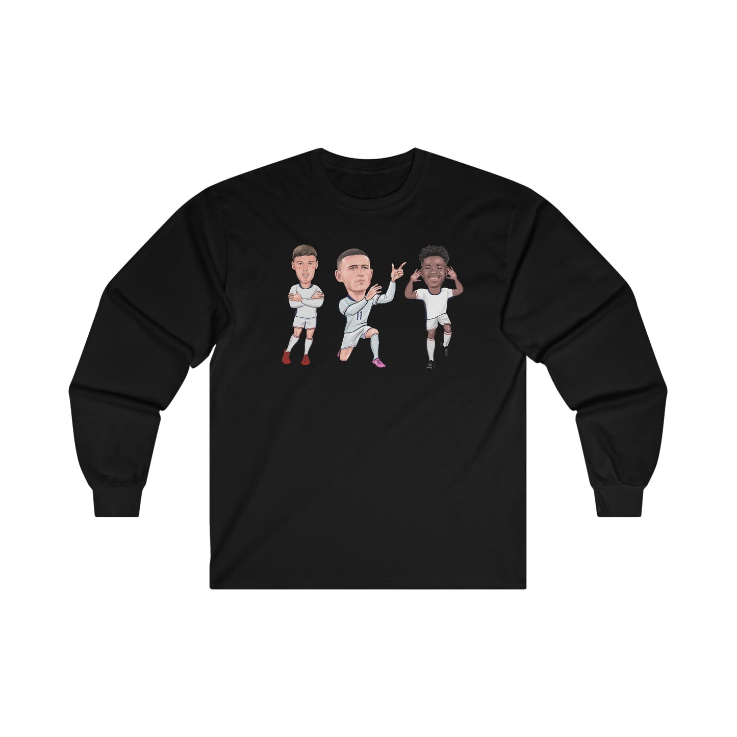 Cole Palmer, Phil Foden & Bukayo Saka  - Long Sleeve T-Shirt