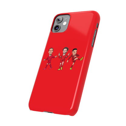 Mo Salah, Virgil Van Dijk & Trent Alexander-Arnold - Liverpool - Phone Case