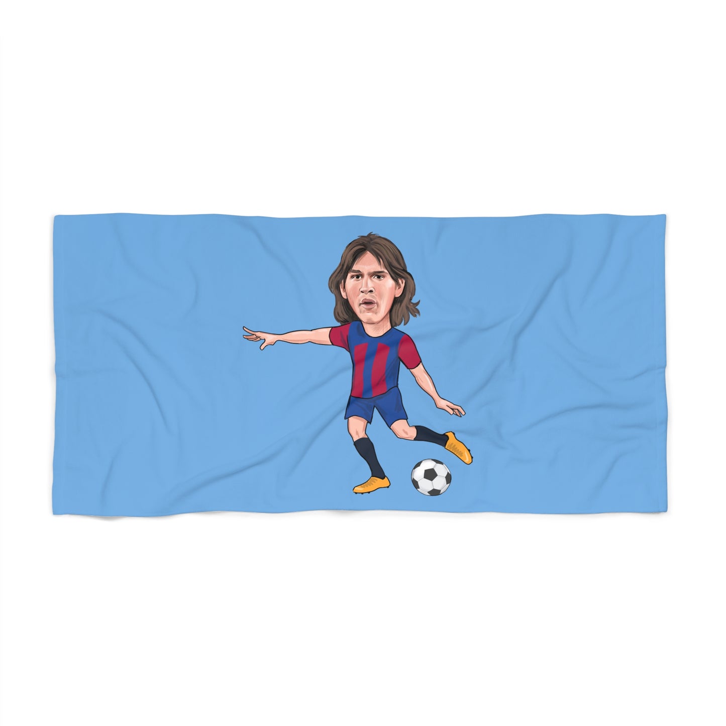 Lionel Messi - Barcelona - Beach Towel