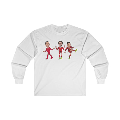 Virgil Van Dijk - Mo Salah - Trent Alexander-Arnold - Liverpool -  Long Sleeve T-Shirt