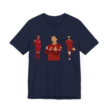 Virgil Van Dijk - Trent Alexander-Arnold - Mo Salah  - Liverpool - T-Shirt