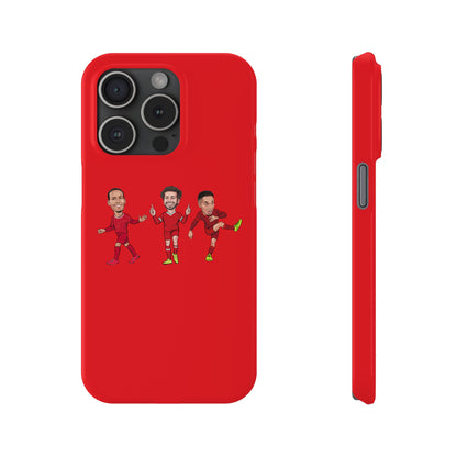 Mo Salah, Virgil Van Dijk & Trent Alexander-Arnold - Liverpool - Phone Case