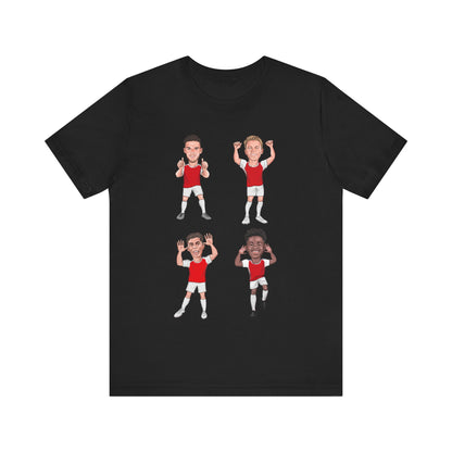 Declan Rice, Martin Ødegaard, Kai Havertz & Bukayo Saka - Arsenal - T-Shirt