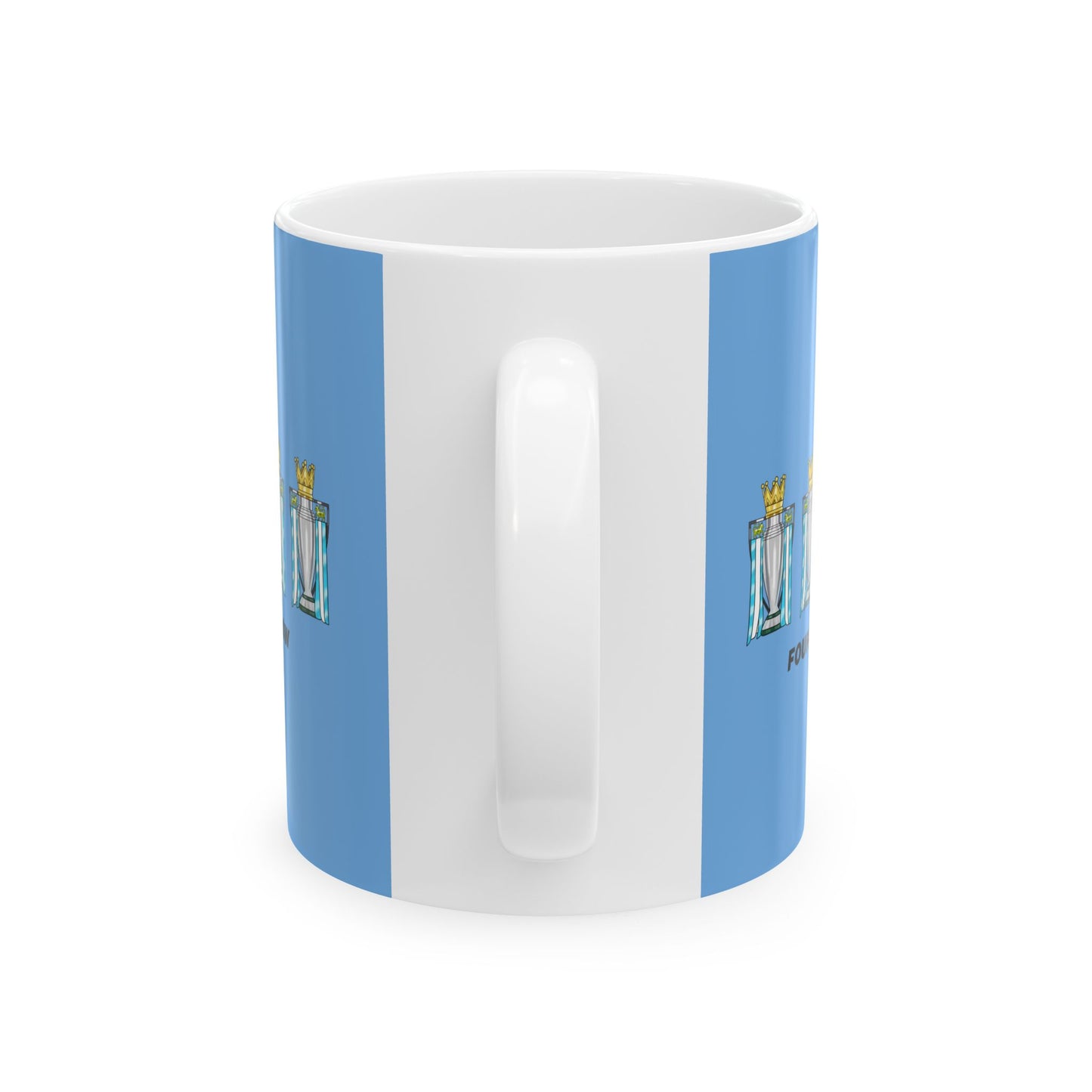 Manchester City - Four in A Row - Mug