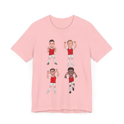 Declan Rice, Martin Ødegaard, Kai Havertz & Bukayo Saka - Arsenal - T-Shirt