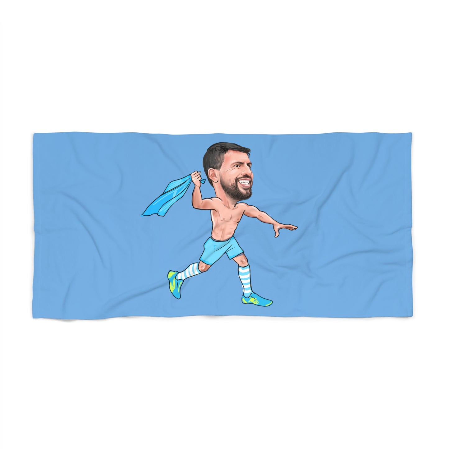 Sergio Agüero - Manchester City - Beach Towel