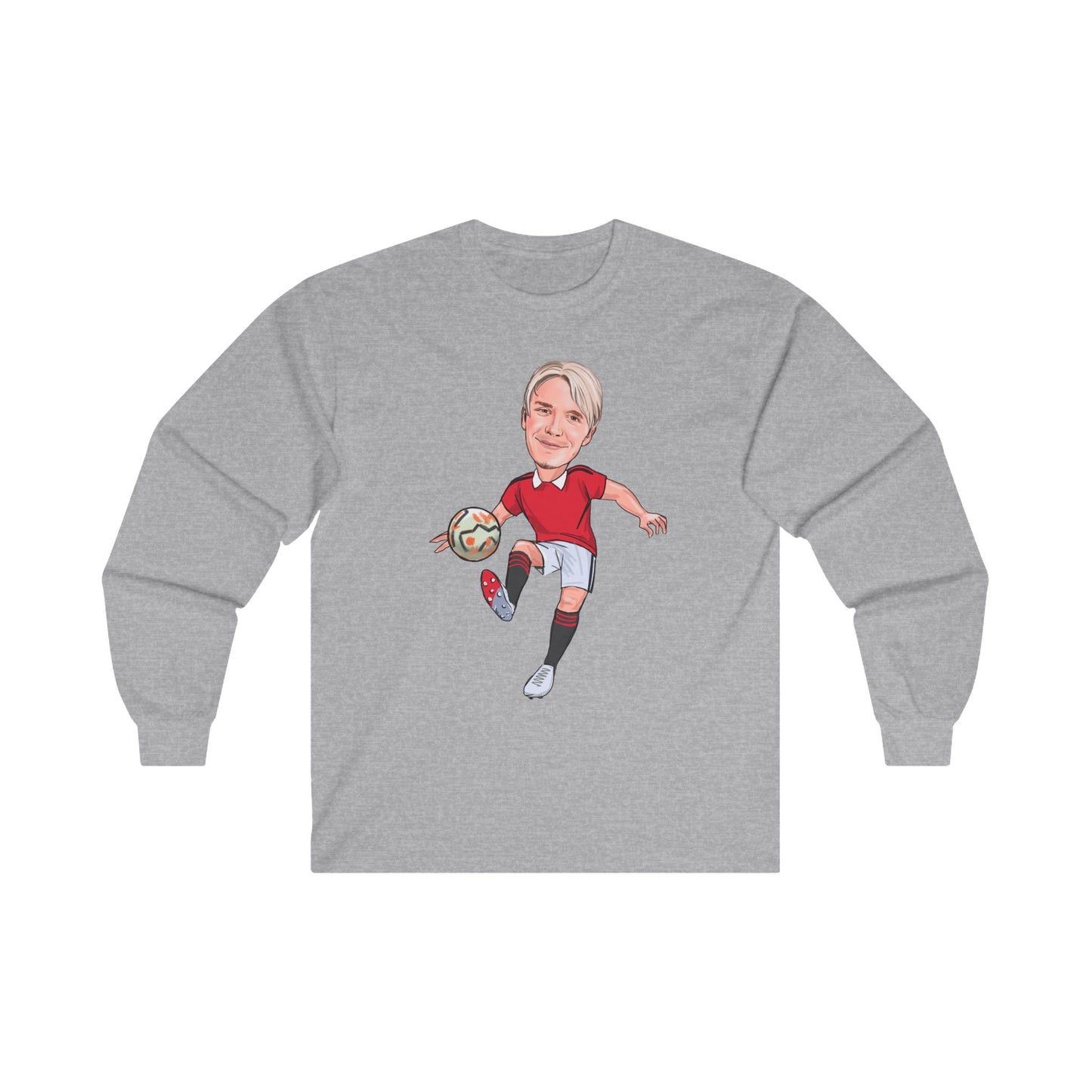 David Beckham - Manchester United - Long Sleeve T-Shirt