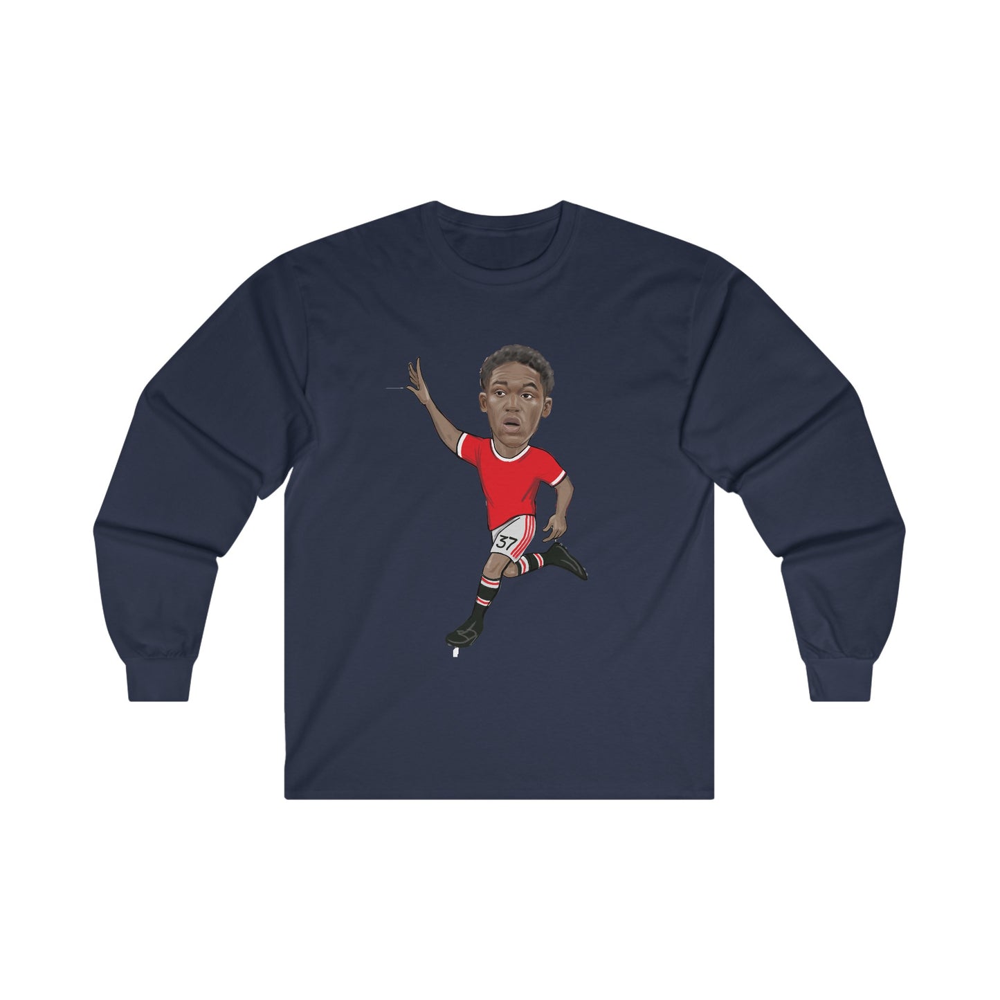 Kobbie Mainoo - Manchester United - Long Sleeve T-Shirt