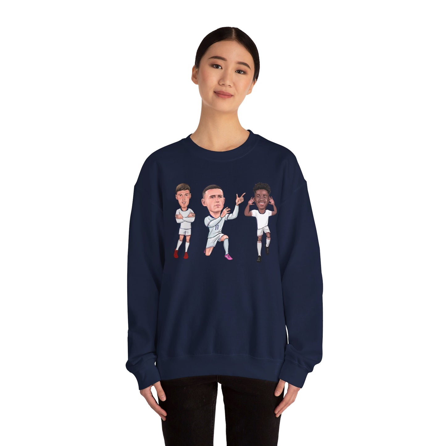 Cole Palmer, Phil Foden & Bukayo Saka  - England - Sweatshirt