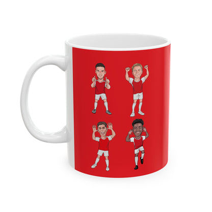 Declan Rice, Martin Odegaard, Kai Havertz & Bukayo Saka - Arsenal - Mug