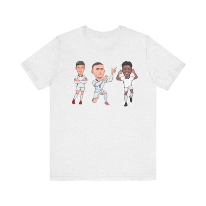 Cole Palmer, Phil Foden & Bukayo Saka - England - T-Shirt