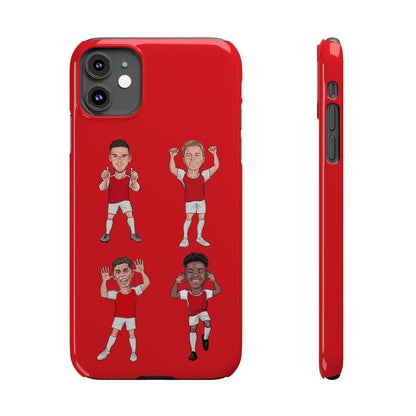 Declan Rice, Martin Odegaard, Kai Havertz & Bukayo Saka - Arsenal -  Phone Case