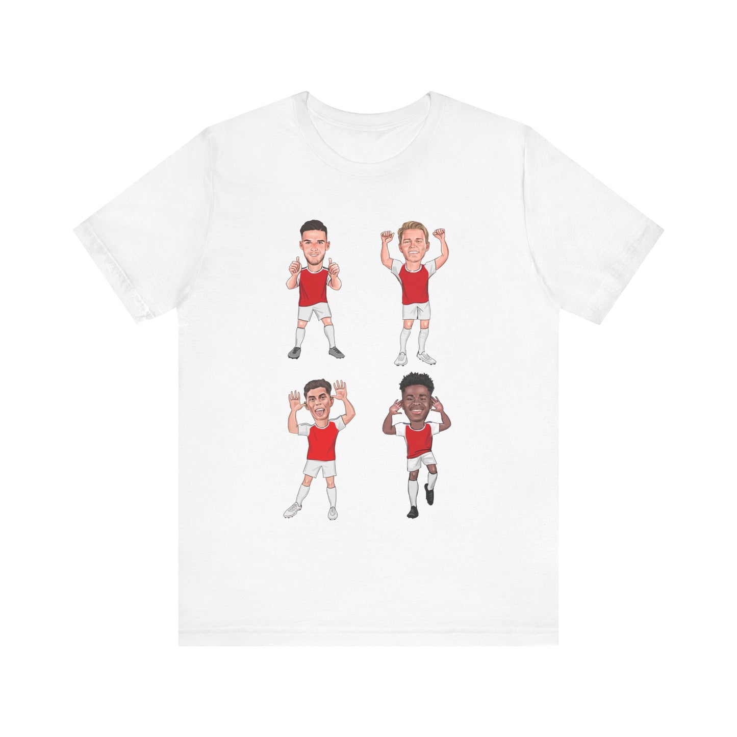 Declan Rice, Martin Ødegaard, Kai Havertz & Bukayo Saka - Arsenal - T-Shirt