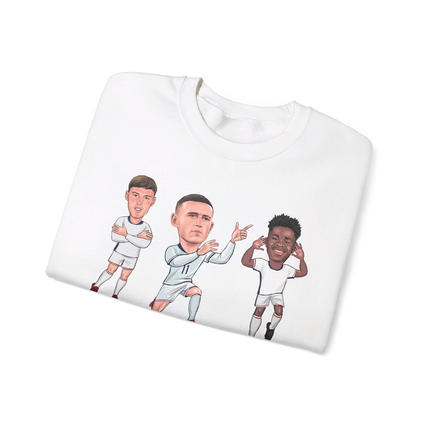 Cole Palmer, Phil Foden & Bukayo Saka  - England - Sweatshirt