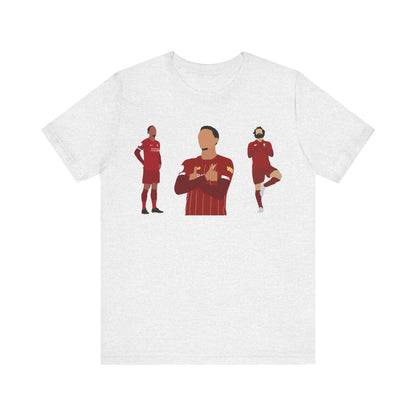 Virgil Van Dijk - Trent Alexander-Arnold - Mo Salah  - Liverpool - T-Shirt