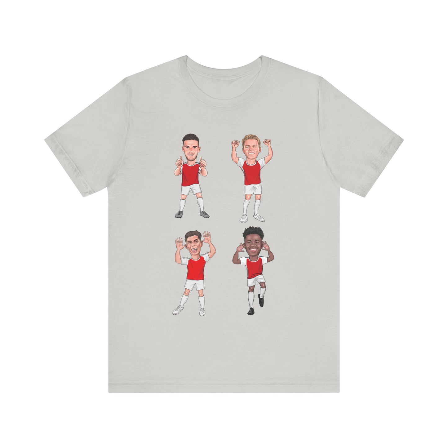 Declan Rice, Martin Ødegaard, Kai Havertz & Bukayo Saka - Arsenal - T-Shirt