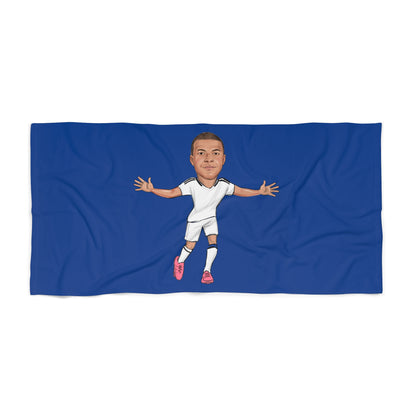 Kylian Mbappe - Real Madrid Beach Towel