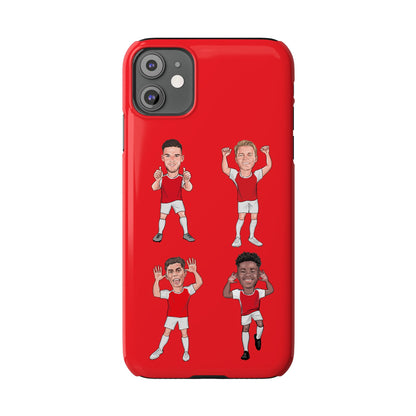 Declan Rice, Martin Odegaard, Kai Havertz & Bukayo Saka - Arsenal -  Phone Case