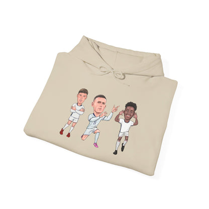 Cole Palmer, Phil Foden & Bukayo Saka - England - Hoodie