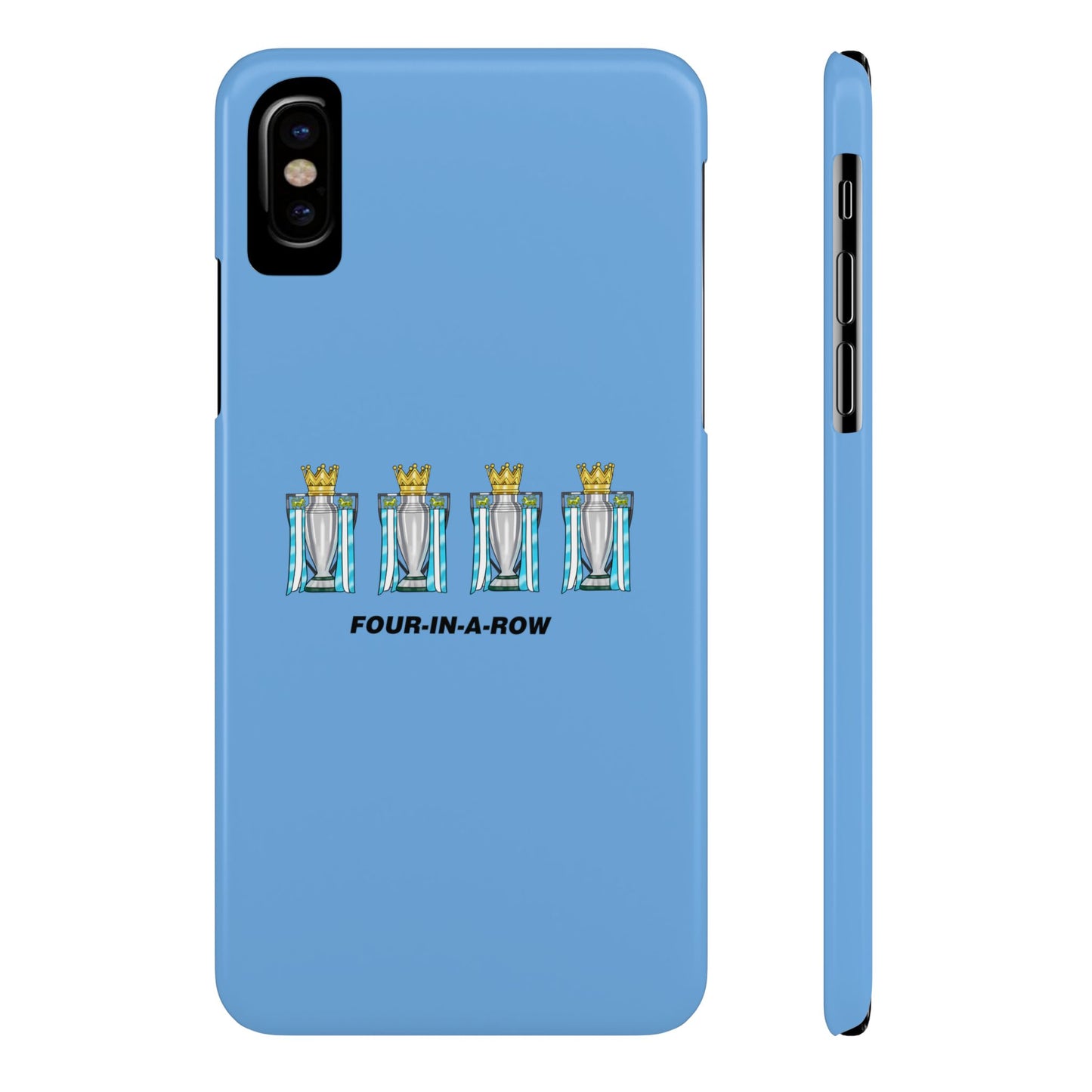 Manchester City - Four In A Row - Phone Case