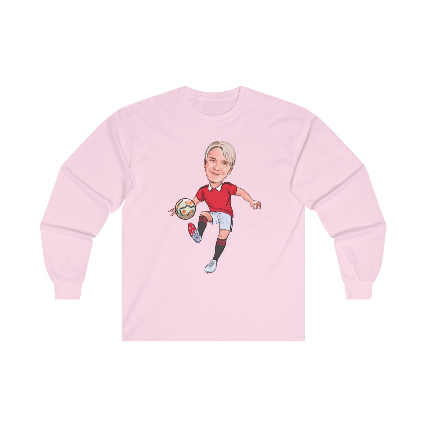 David Beckham - Manchester United - Long Sleeve T-Shirt