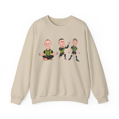 Erling Haaland, Phil Foden & Kevin De Bruyne - Manchester City Away Kit - Sweatshirt