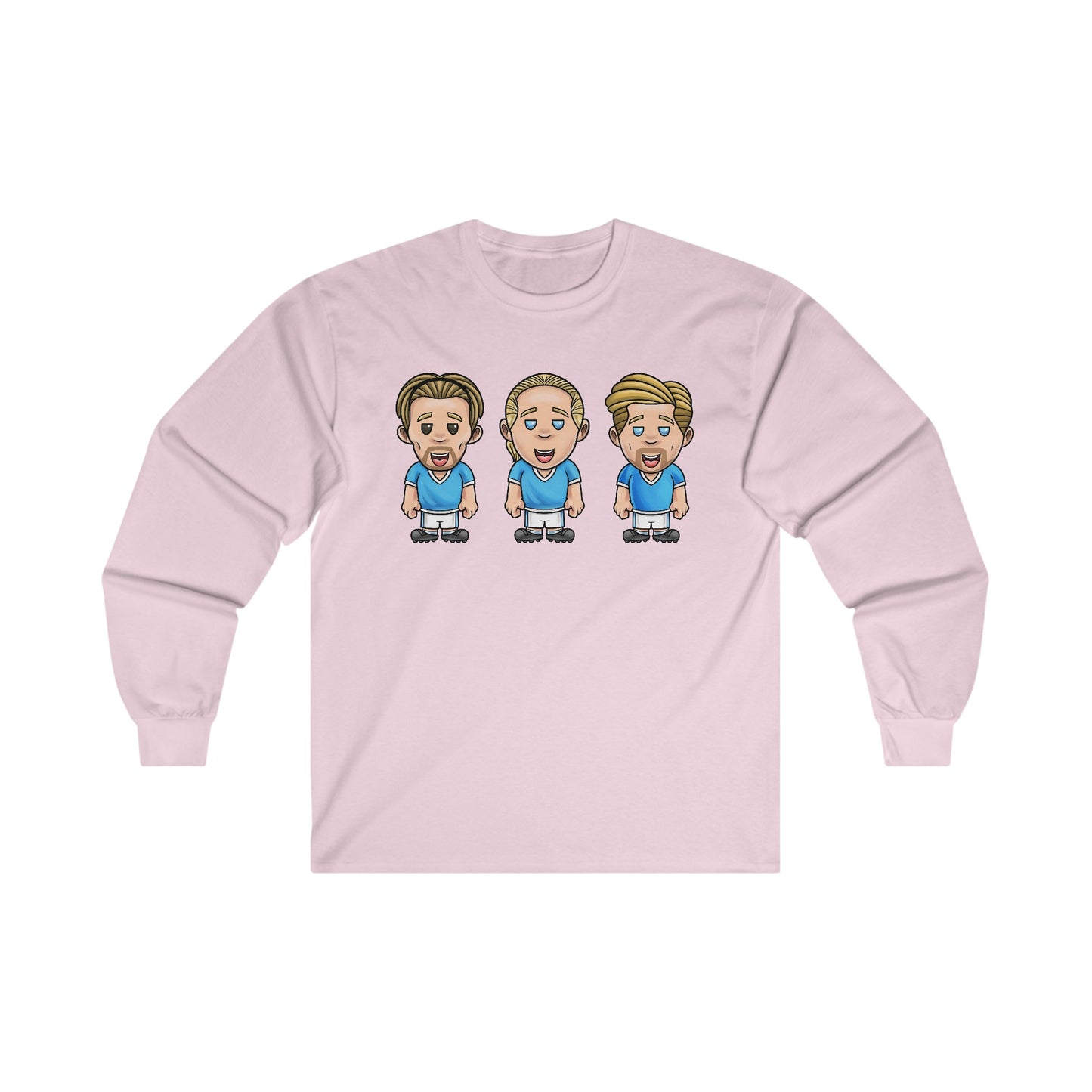 Jack Grealish, Erling Haaland & Kevin De Bruyne - Manchester City - Long Sleeve T-Shirt