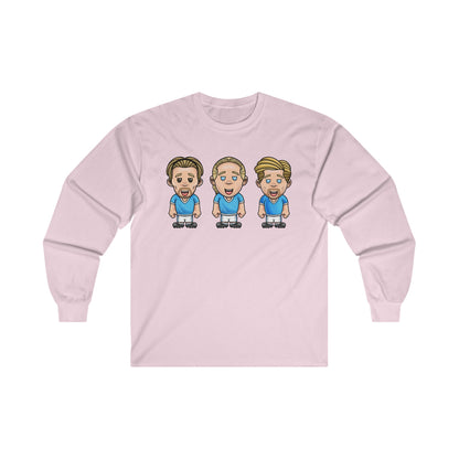 Jack Grealish, Erling Haaland & Kevin De Bruyne - Manchester City - Long Sleeve T-Shirt