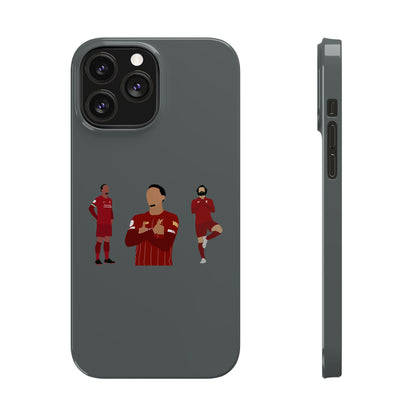 Virgil Van Dijk - Trent Alexander-Arnold - Mo Salah - Liverpool - Phone Case