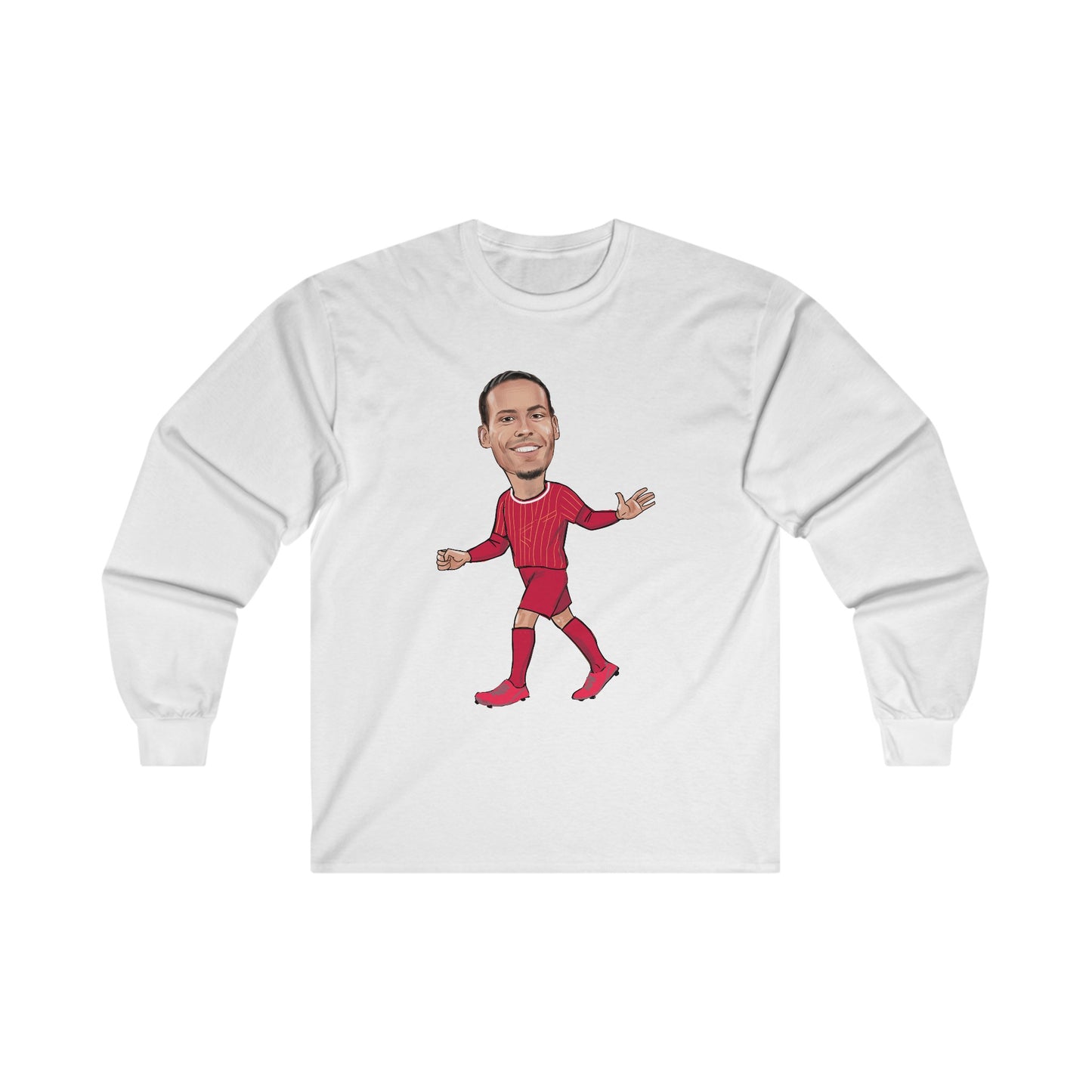 Virgil Van Dijk - Liverpool - Long Sleeve T-Shirt