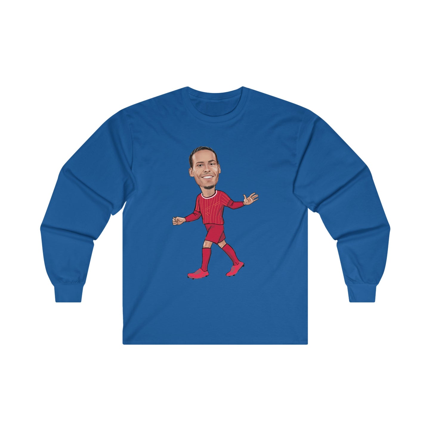 Virgil Van Dijk - Liverpool - Long Sleeve T-Shirt