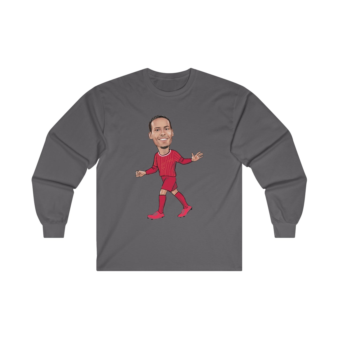 Virgil Van Dijk - Liverpool - Long Sleeve T-Shirt