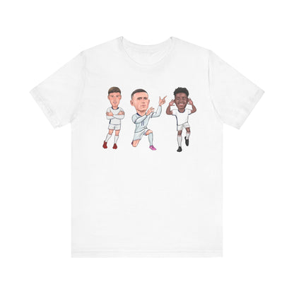 Cole Palmer, Phil Foden & Bukayo Saka - England - T-Shirt