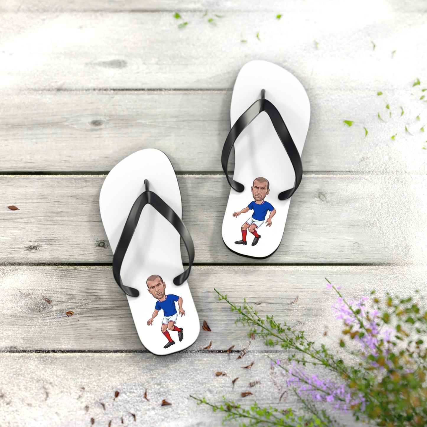 Zinedine Zidane - France - Flip Flops