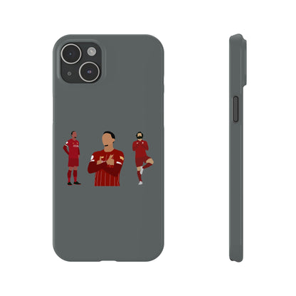 Virgil Van Dijk - Trent Alexander-Arnold - Mo Salah - Liverpool - Phone Case