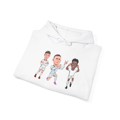 Cole Palmer, Phil Foden & Bukayo Saka - England - Hoodie