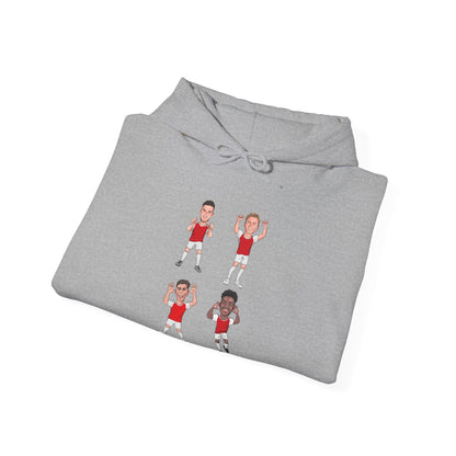 Declan Rice, Martin Ødegaard, Kai Havertz & Bukayo Saka - Arsneal - Hoodie